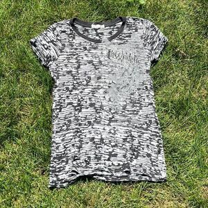 Low rider y2k Women's Grey and Black T-shirt
